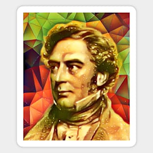 Robert Stephenson Snow Portrait | Robert Stephenson Artwork 15 Magnet